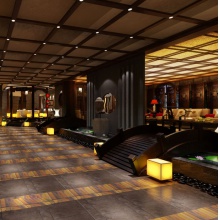 商业装修会所酒店设计餐饮茶楼办公室效果图施工图