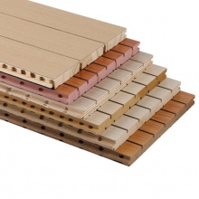 实木消音陶铝隔音设备穿孔卧室墙面装饰槽木隔音室内木质吸音板