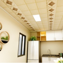 新款土豪金集成吊顶铝扣板 香槟色厨卫铝天花装饰材料