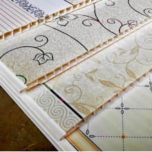 卫生间吊顶材料pvc塑料塑钢扣板塑料吊顶板厨卫客厅卧室装饰板