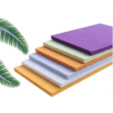 聚酯纤维吸音板隔音板幼儿园影院酒店ktv墙面装饰吸音材料防火板