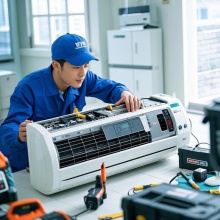 陕西延安华凌空调贴心维修服务-清洗保养安装一站式报修